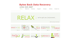 Desktop Screenshot of bytesbackdatarecovery.com